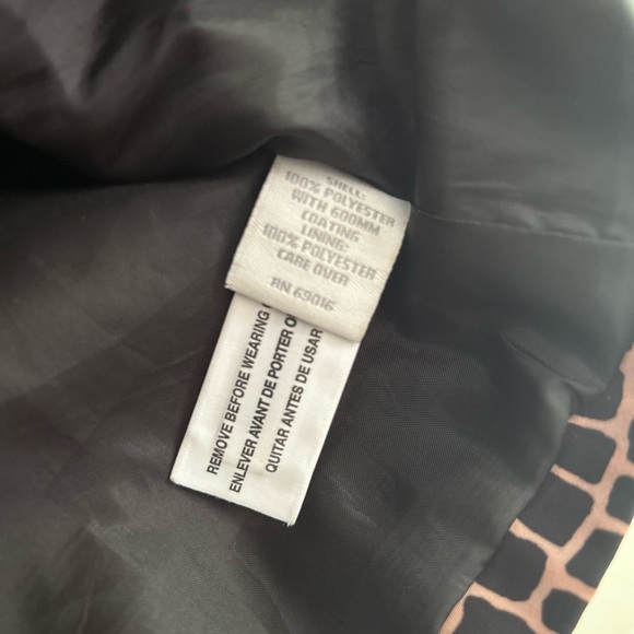 Y2K Relativity Black and Brown Trench Coat M - Picture 16 of 17